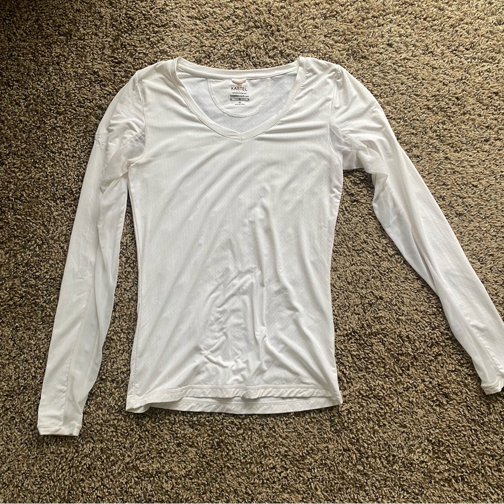 Kastel Denmark White V-Neck Sunshirt XS